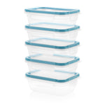 Total Solution™ 10-piece Rectangular Plastic Food Storage Set side view