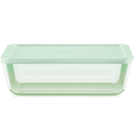 Simply Store® Tinted 11-cup Round Storage with Green Plastic Lid