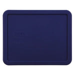 11 Cup Rectangular Plastic Lid Blue