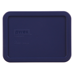 Blue Lid for 3-cup Rectangular Food Storage Container